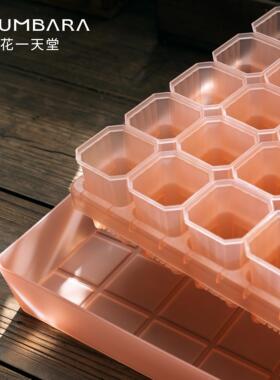 半透粉迷你多肉塑料高方花盆托架浸水整理阳台控养肉锥灯泡育苗盘