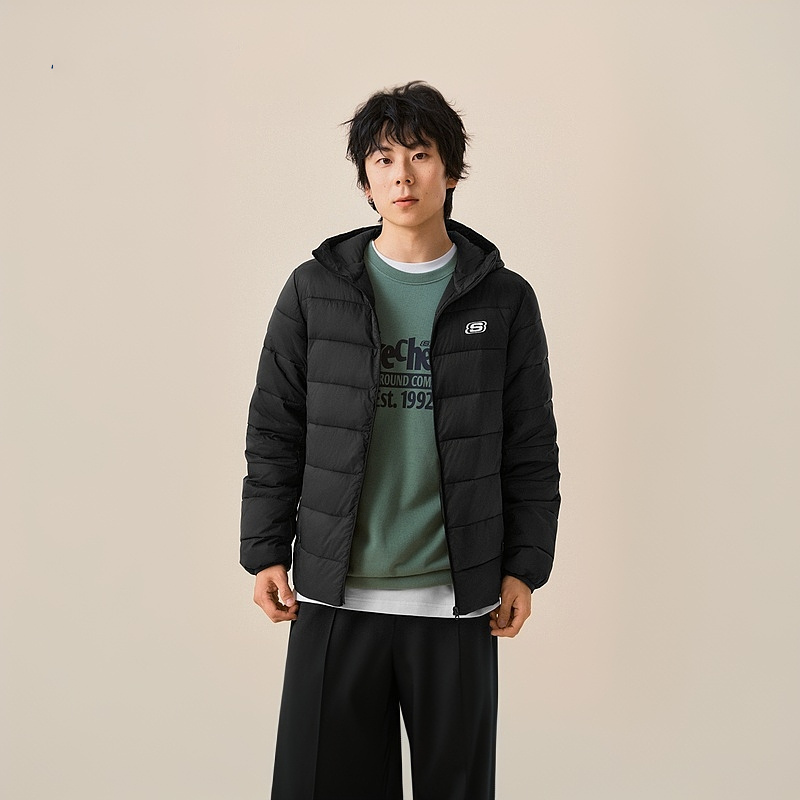 Skechers斯凯奇男女同款秋冬三防科技保暖裥棉外套棉服L425U088