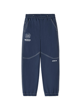 Skechers斯凯奇男童宽松舒适亲肤百搭运动休闲梭织长裤L126B006