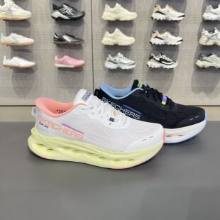 Skechers斯凯奇男女闪穿一脚蹬轻盈缓震220421运动跑步鞋129400