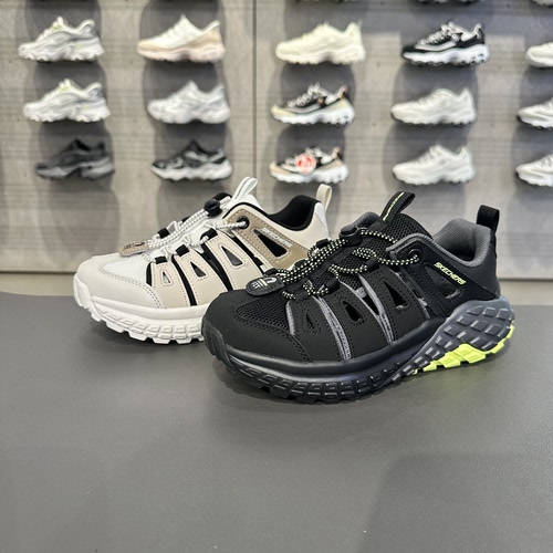 Skechers斯凯奇男童夏季轻凉透气缓震抽绳包头休闲凉鞋405351L