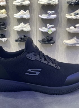 Skechers斯凯奇男士一脚蹬轻盈透气柔软舒适工作鞋休闲鞋200051
