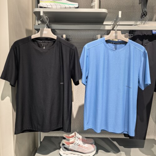 Skechers斯凯奇夏季男士圆领简约百搭吸湿速干短袖T恤衫P226M088