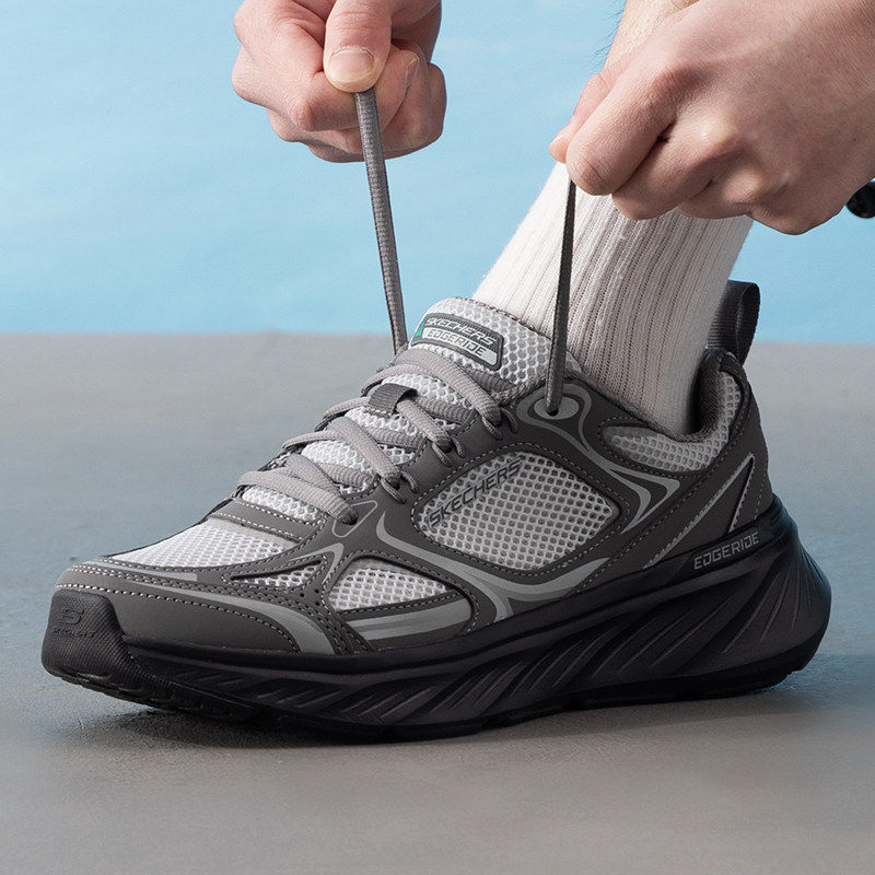 Skechers斯凯奇男士网面透气舒适缓震复古休闲运动鞋跑步鞋232919