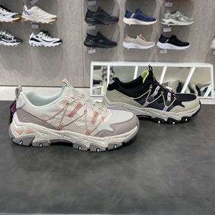 Skechers斯凯奇女款 户外厚底耐磨防滑减震登山徒步鞋 180129 春季