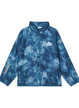 Skechers斯凯奇秋冬季男童时尚扎染舒适梭织立领外套上衣P324B014