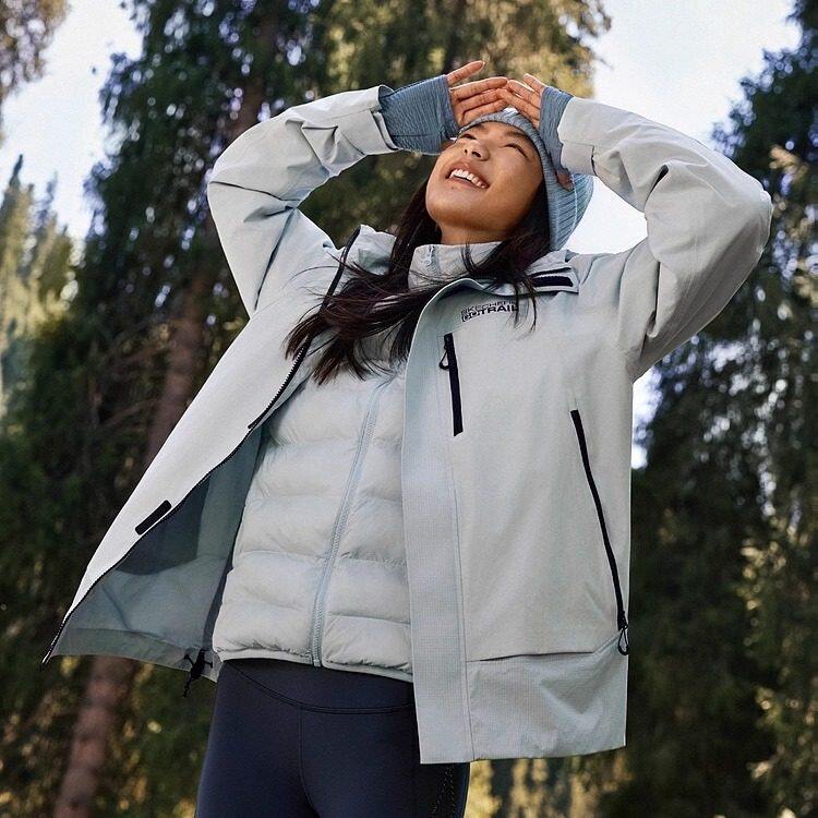 Skechers斯凯奇男女三合一防水保暖御寒冲锋衣(棉服内胆)P425U041