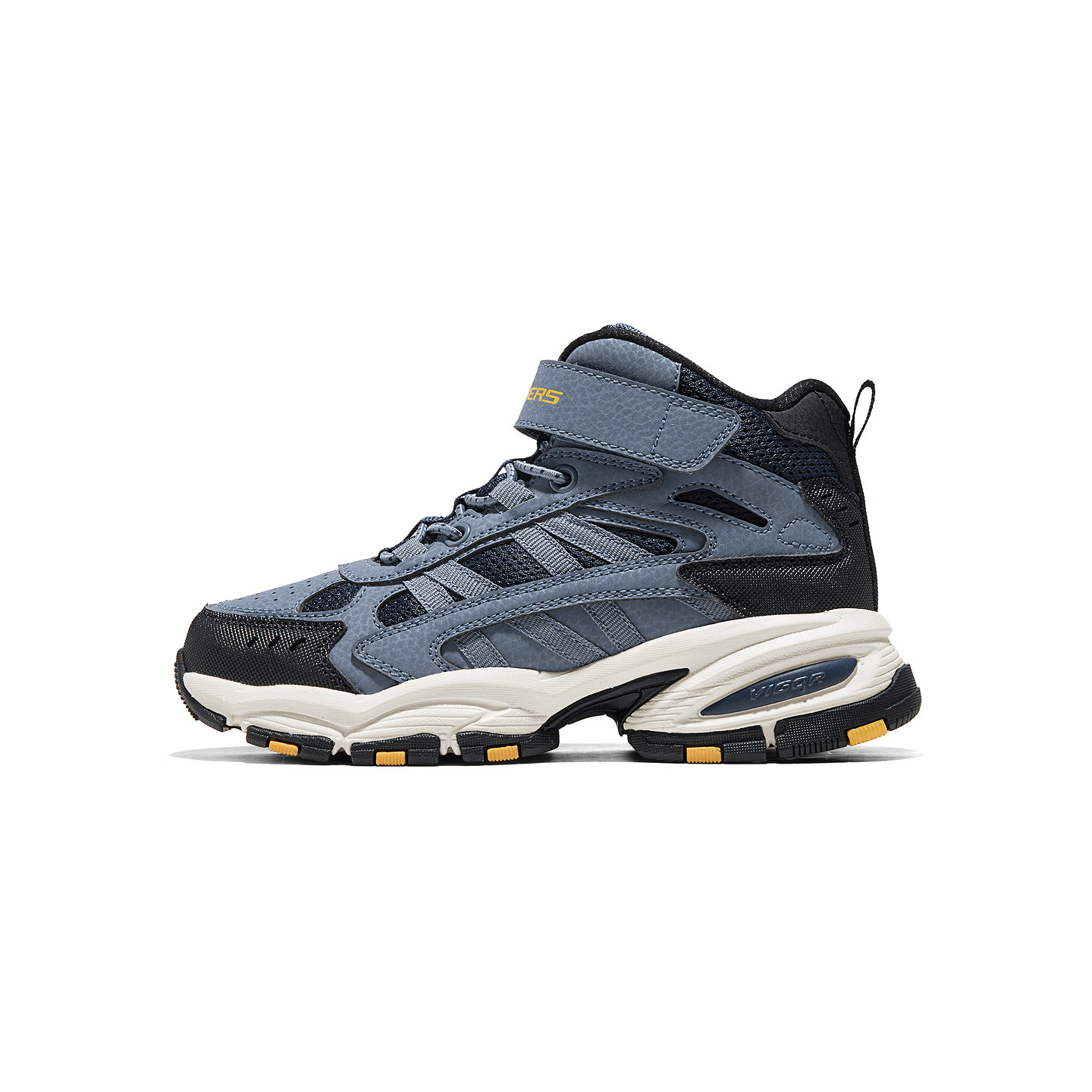 Skechers斯凯奇男童秋冬季防滑耐磨冬靴魔术贴高帮雪地靴419952L
