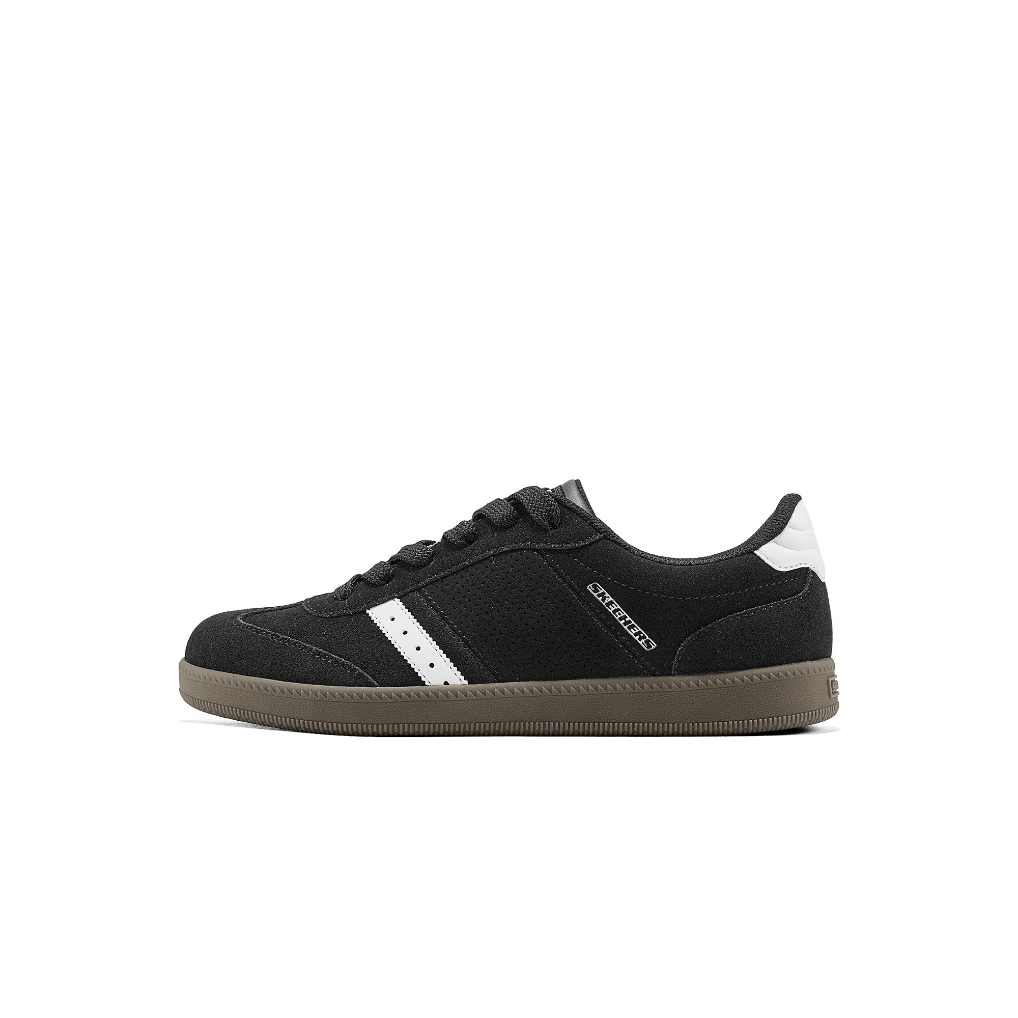 Skechers斯凯奇男童秋冬绑带舒适百搭防滑德训鞋帆布板鞋418001L