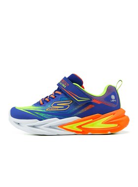 Skechers斯凯奇男童春夏季魔术贴闪灯鞋童趣一脚蹬运动鞋405308L