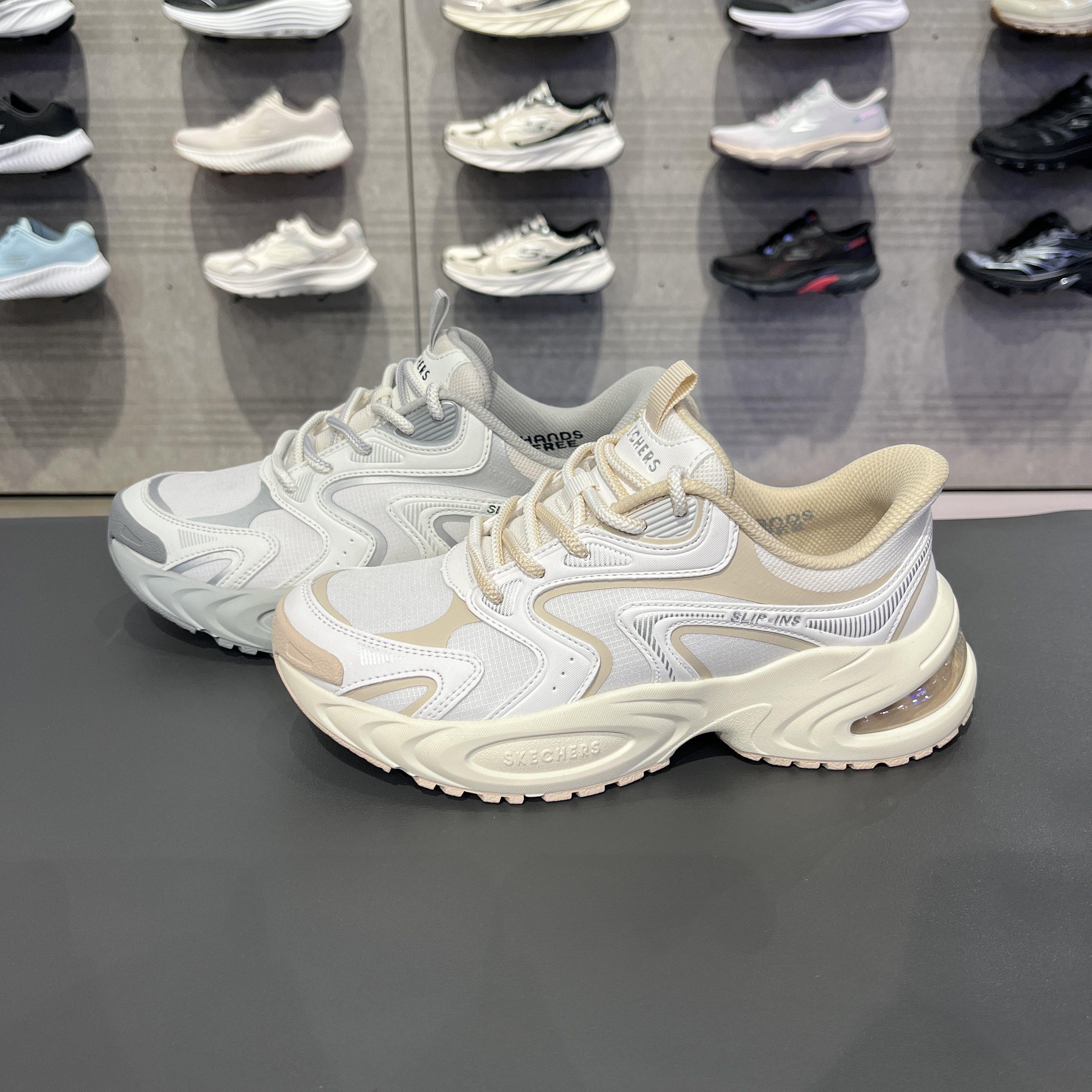 Skechers斯凯奇女子秋季复古百搭厚底气垫缓震运动老爹鞋177599,运动鞋new,运动休闲鞋,淘宝优惠券,粉丝福利购,淘宝优惠卷