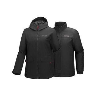 Skechers斯凯奇秋冬女士户外保暖三合一冲锋衣(棉服外套)P126W042