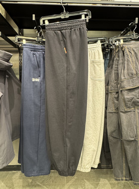 Skechers斯凯奇男士秋季舒适简约百搭束脚运动裤针织长裤L125M007