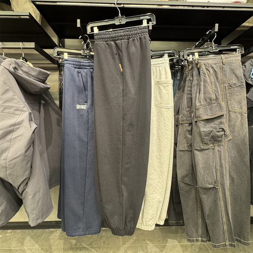 斯凯奇男款舒适运动长裤