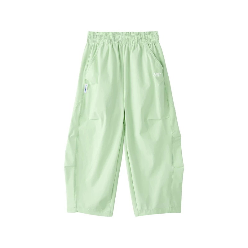 Skechers斯凯奇女孩幼童吸湿速干凉感舒适宽松针织长裤L226G064