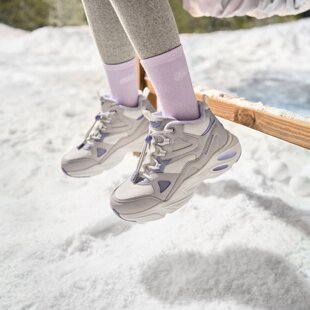 Skechers斯凯奇女童秋冬轻质加绒保暖运动鞋高帮雪地靴319256L