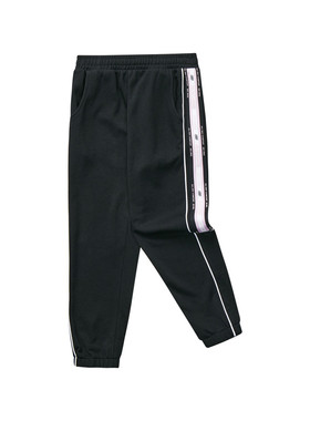 Skechers斯凯奇男女童春秋拼色时尚百搭宽松舒适运动长裤L124K051