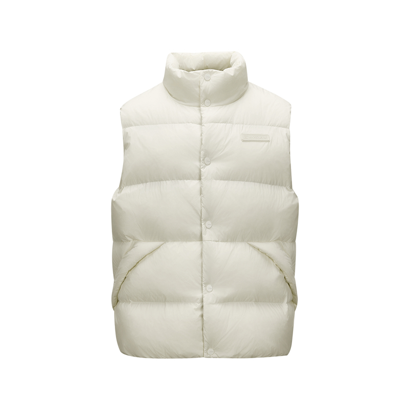 Skechers斯凯奇秋冬季男女同款舒适保暖梭织羽绒背心马甲L424U046