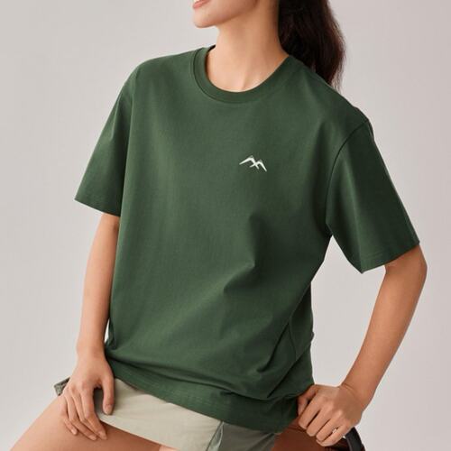 Skechers斯凯奇男女款夏季简约印花舒适透气宽松休闲短袖P225U024
