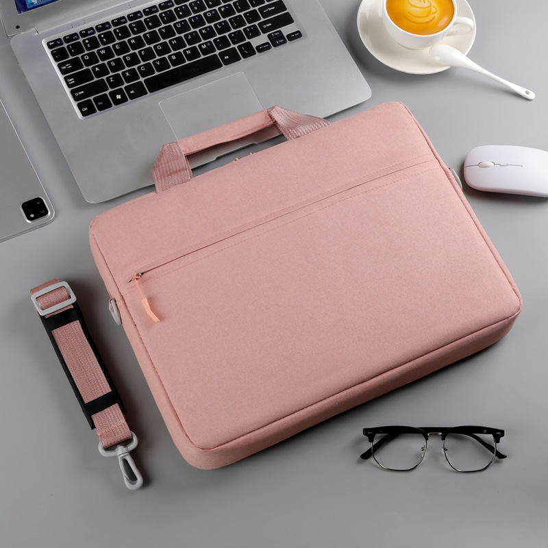 小夏商铺灬笔记本电脑包斜挎通勤牛津布公文包女轻便时尚男会议包