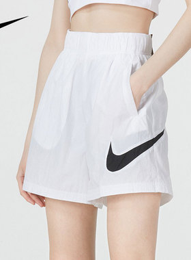 Nike耐克女子梭织短裤春季新款宽松健身训练跑步运动裤DM6740