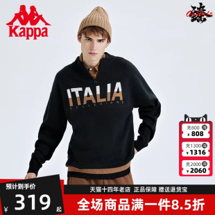 Kappa卡帕男装 冬季 新款 运动休闲半拉链立领卫衣K0CZ2LT20D 女装