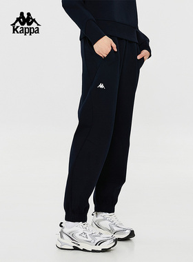 Kappa卡帕女裤春季新款运动休闲简约舒适百搭长裤K0E22AK42