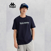 运动休闲简约舒适短袖 新款 T恤K0E52TD27 夏季 kappa卡帕男装