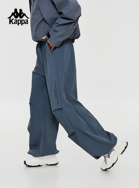 Kappa卡帕女裤夏季新款运动休闲舒适直筒束脚长裤K0E22AY73