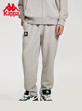 Kappa卡帕男子春季新款抽绳松紧腰运动休闲收口卫裤K0D52AK60