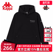 运动服休闲长袖 新款 针织印花卫衣 男春季 Kappa卡帕套头帽衫