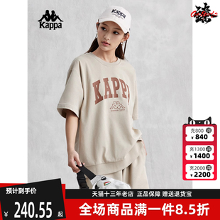 新款 Kappa卡帕男裝 女裝 2024夏季 T恤K0EX2TD04D 簡約運動復古短袖