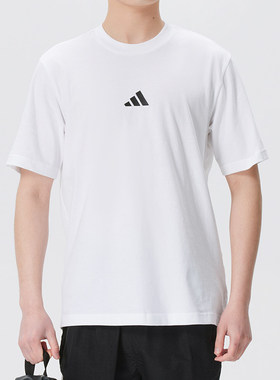 Adidas阿迪达斯男装2026夏季款M SL SJ T运动休闲短袖T恤JF1092