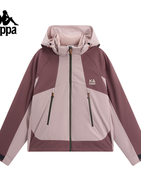 Kappa卡帕女装2025冬季新款百搭三防户外连帽保暖羽绒服K0F82YY81