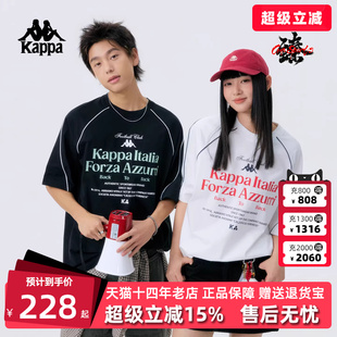 美式 Kappa卡帕男女同款 2026夏季 新款 T恤K0GX2TD47D 休闲印花短袖