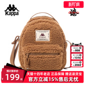 Kappa卡帕女包2025冬季 简约百搭迷你羊羔绒单肩背包K0F88BD30 新款