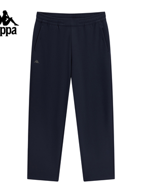 Kappa卡帕2025冬季新款运动休闲时尚舒适简约百搭长裤K0F72AY42