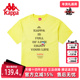 kappa卡帕短袖 K0C32TD15D 男印花T恤运动休闲图案衫 2024夏季 新款