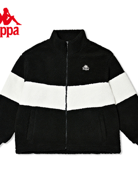 Kappa卡帕男装女装秋季新款拼色立领防寒服K0DZ2JJ91D