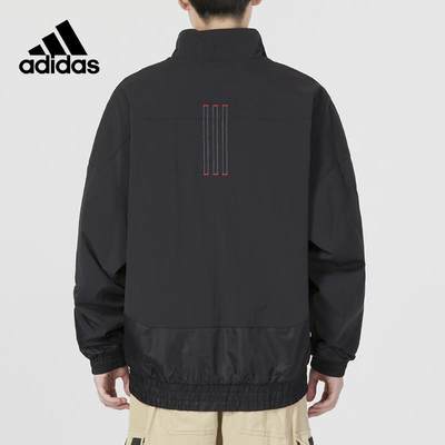 Adidas阿迪达斯2023冬季新款男舒适运动茄克外套HZ3037