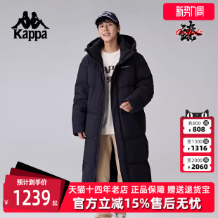 运动休闲舒适保暖长款 新款 羽绒服K0E72YY24 冬季 Kappa卡帕男装