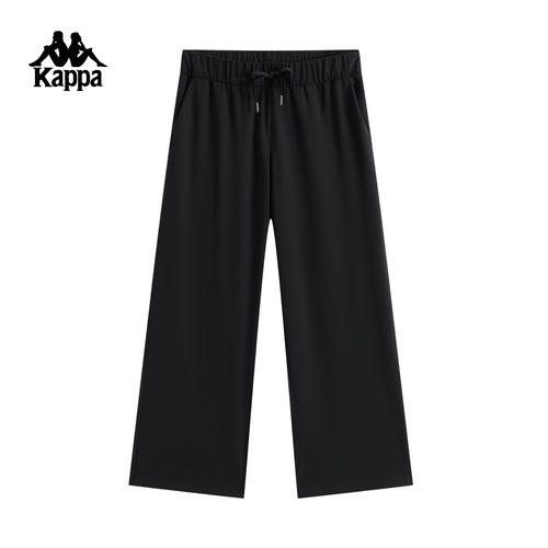 Kappa卡帕女裤2026夏季新款运动休闲简约百搭宽松长裤K0G42AY45