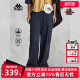 裤 kappa卡帕女裤 运动休闲简约舒适直筒工装 新款 K0E42AY82 夏季