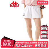 Kappa卡帕短裤 K0D42DY86 针织运动休闲印花五分裤 女2024夏季 新款