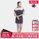 中长裙JP1437 连帽休闲短袖 Adidas阿迪达斯三叶草女裙夏季 新款