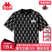 Kappa卡帕短袖 K0CX2TD19D 情侣男女运动T恤休闲上衣 2024夏季 新款