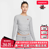 T恤 Nike耐克女装 运动休闲简约舒适百搭长袖 新款 HV8728 2025春季