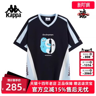 百搭短袖 巴巴爸爸×Kappa卡帕男装 新款 2025秋季 T恤K0F52TD65 女装