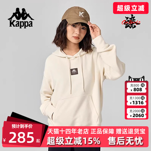 新款 简约百搭运动休闲卫衣K0E82MT70 冬季 Kappa卡帕女装