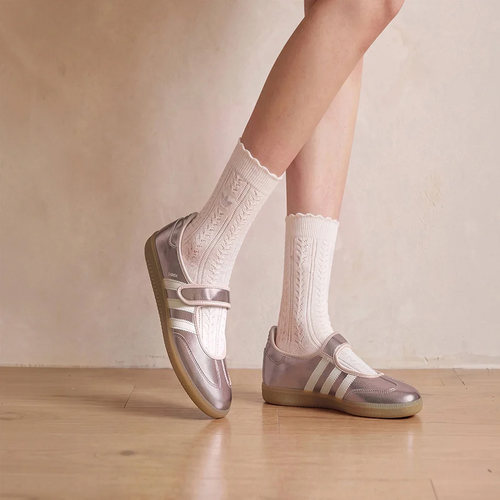 Adidas阿迪达斯三叶草女鞋2026夏季新款SAMBA JANE 休闲鞋HQ7708